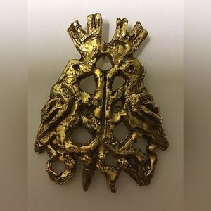Jacques Lipchitz Menorah brooch Israeli history.